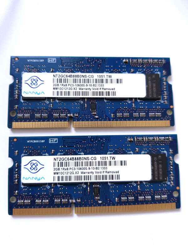 image for Nanya RAM 2GB x 2 modules