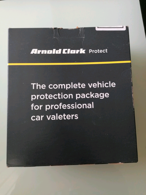 Full Arnold Clark paint protect package and first aid kit
