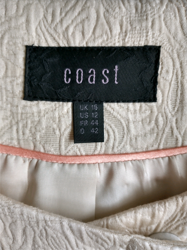 Coast cream short jacket