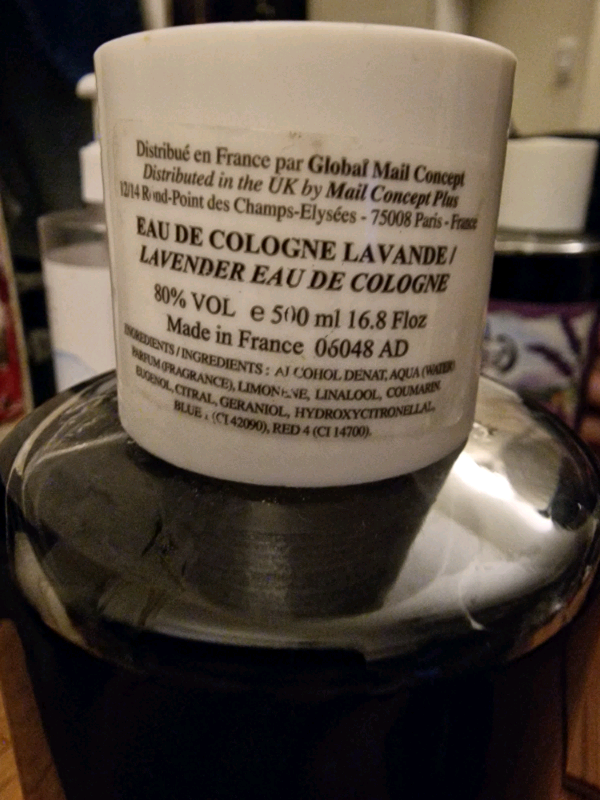 EAU DE COLOGNE LAVENDER DE PROVENCE 500ML
