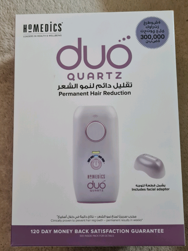 image for Homedics duo quartz permanent hair remover