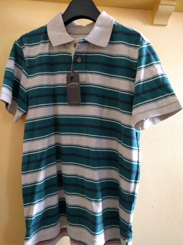 image for NEW Men's striped polo shirt