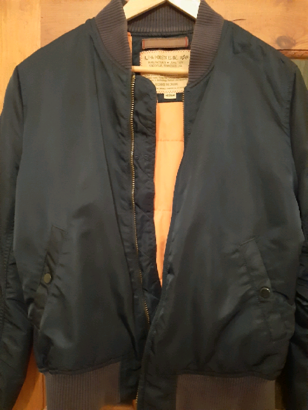 image for alpha industries bomber jacket medium