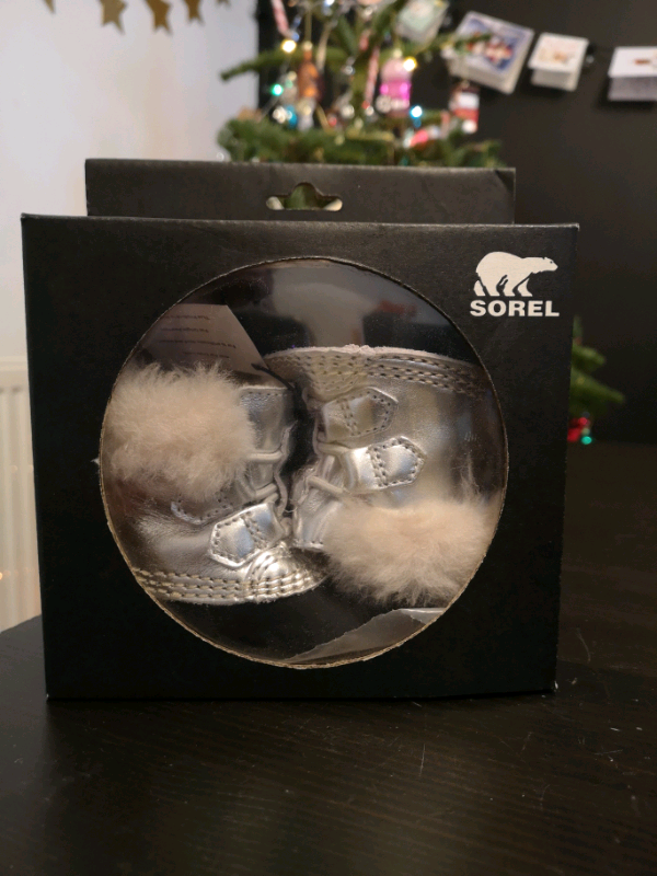image for Sorel caribootie super warm and cosy baby boots shoes brand new