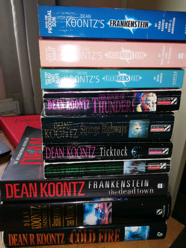 image for Dean Koontz books (X10)