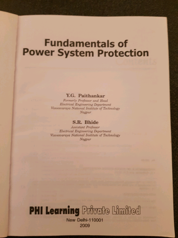 Fundamentals of Power System Protection 