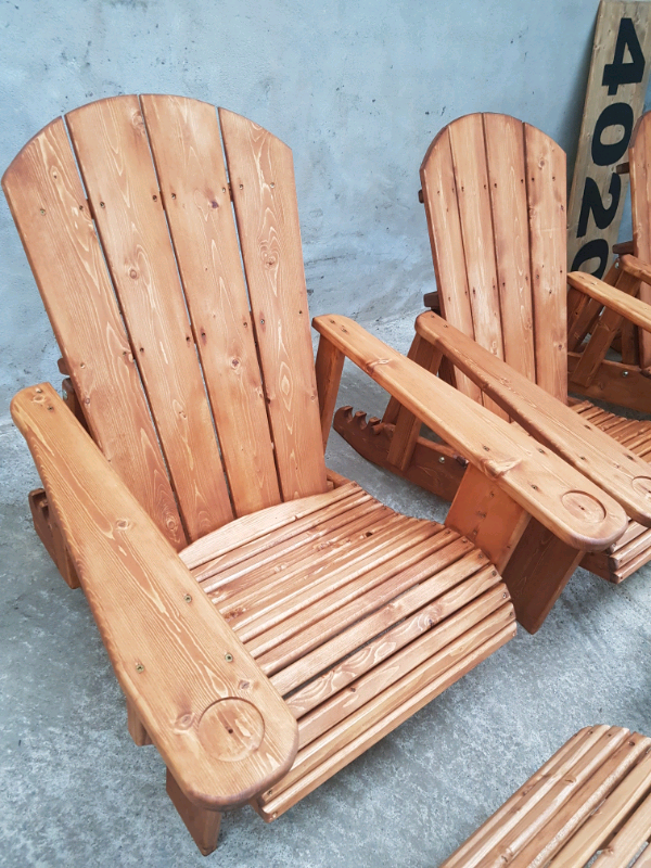 Reclining Adirondack chairs 