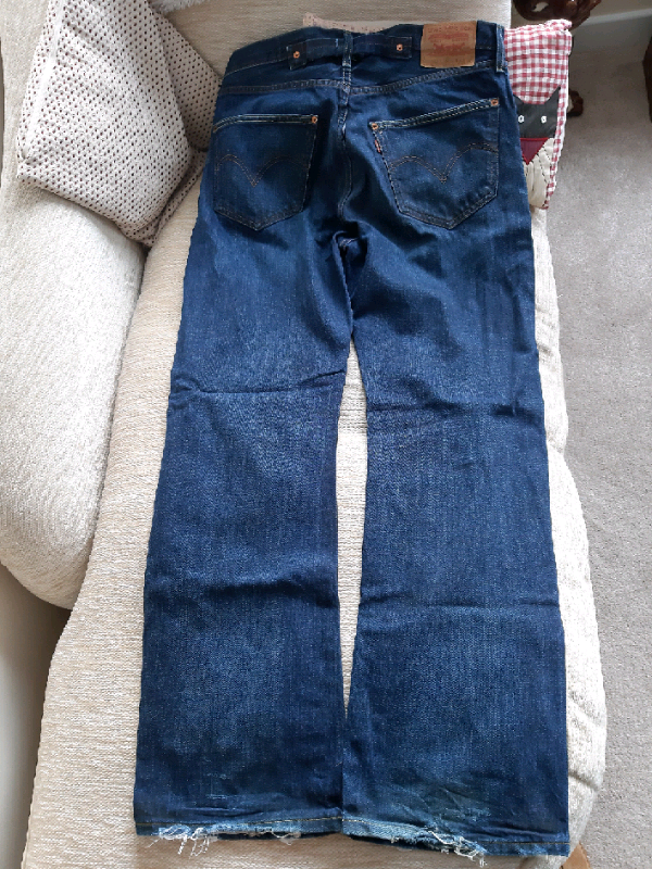 Levis 542 Straight Leg Button Fly Denim Jeans W38 L34 Blue Rear Cinch | in  Glenrothes, Fife | Gumtree