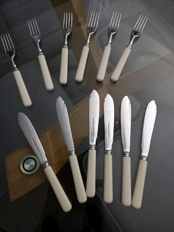 image for Set of fish knifes and forks