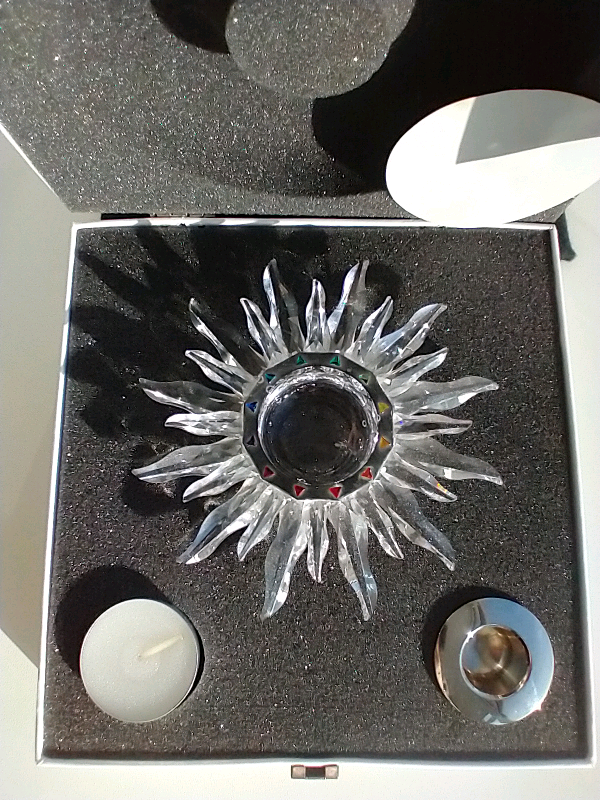 Swarovski crystal Solaris Candle Holder 