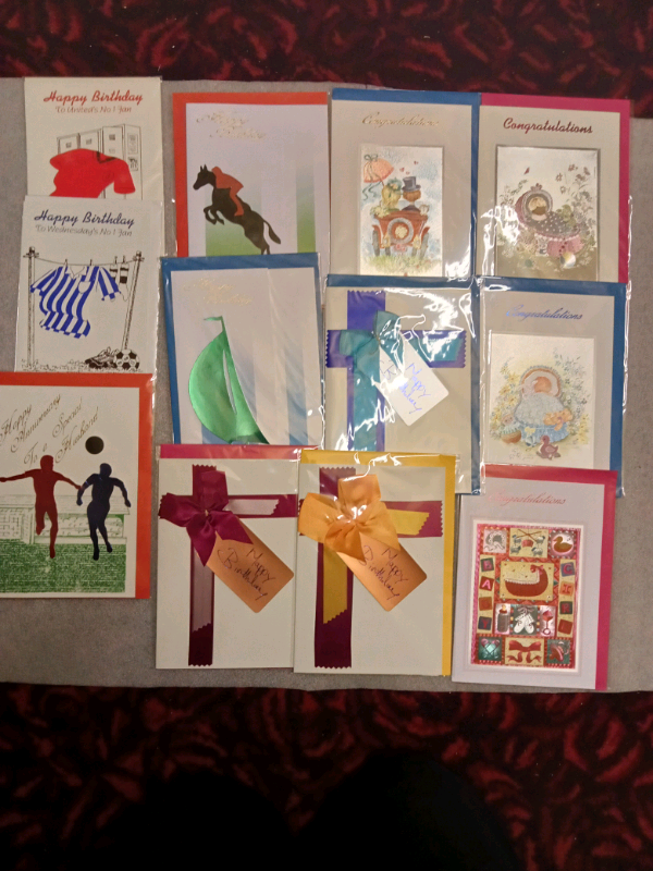 image for Over 700 job lot hand made greetings cards