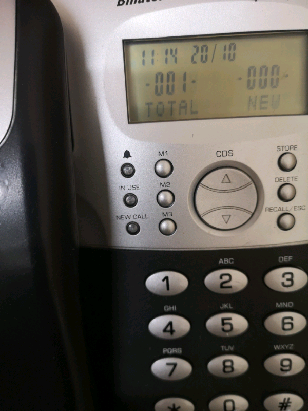 Binatone Caprice 500 home phone with caller display and speakerphone. 