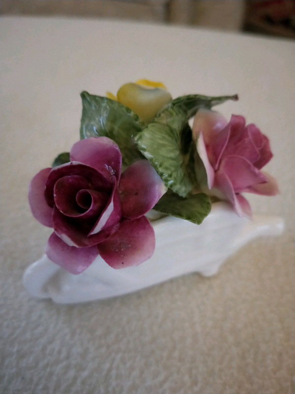 Fine Bone China Rose Ornament 