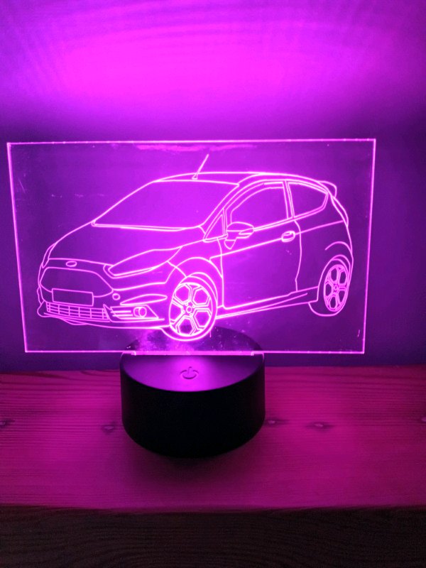 Ford Fiesta MK7 ST180 LED Illuminated Etching Display Light Colour