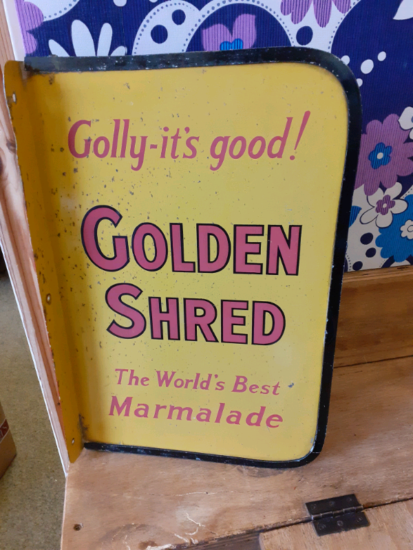 Original vintage rare 1960s Robertsons Golden Shred Silver Shred 