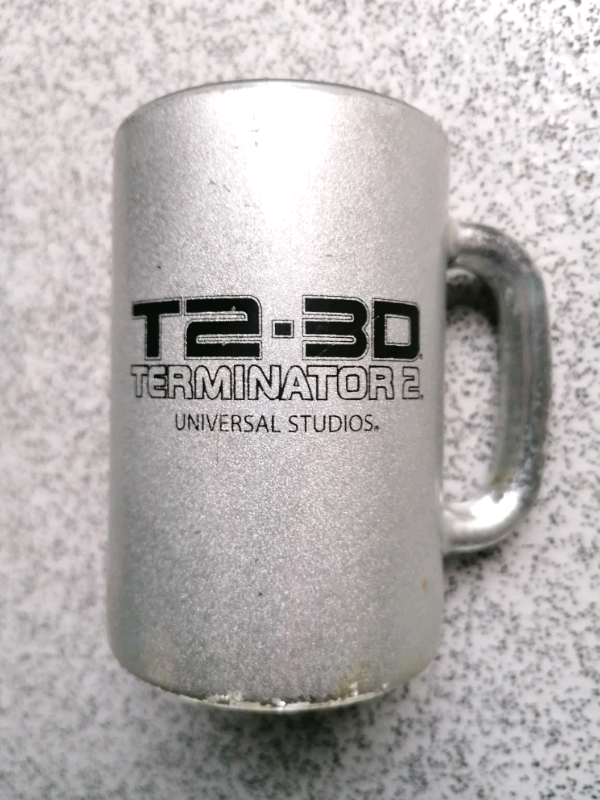 image for VINTAGE & RARE UNIVERSAL STUDIOS T2-3D (TERMINATOR 2) PROMOTIONAL MUG