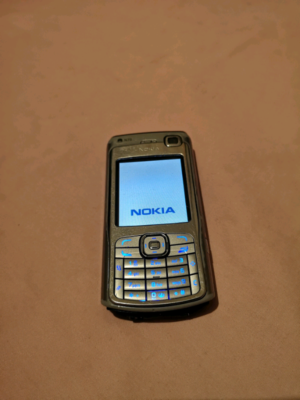 Unlocked Nokia N70 mobile phone with charger on all networks.