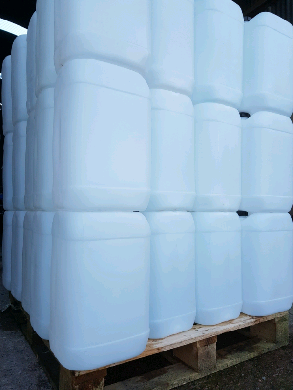 25 L 25L LITRE CLEAR PLASTIC DRUMS JARS WATER CONTAINERS FOR SALE