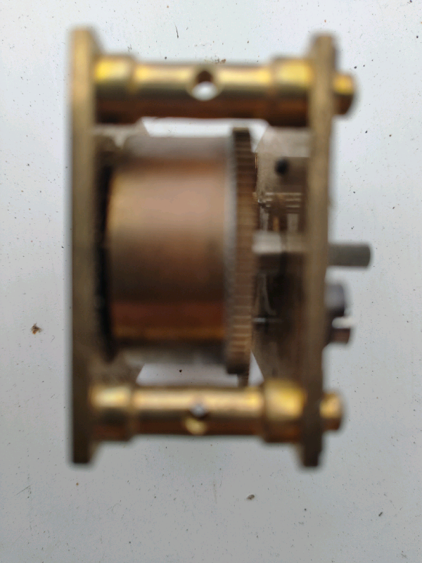 Small mechanical movement to fit carriage clock.