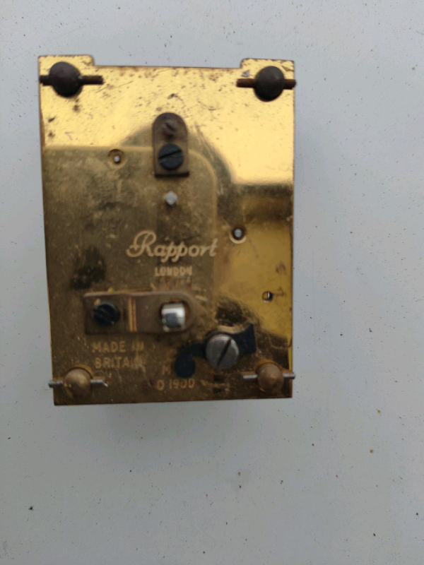 Small mechanical movement to fit carriage clock.