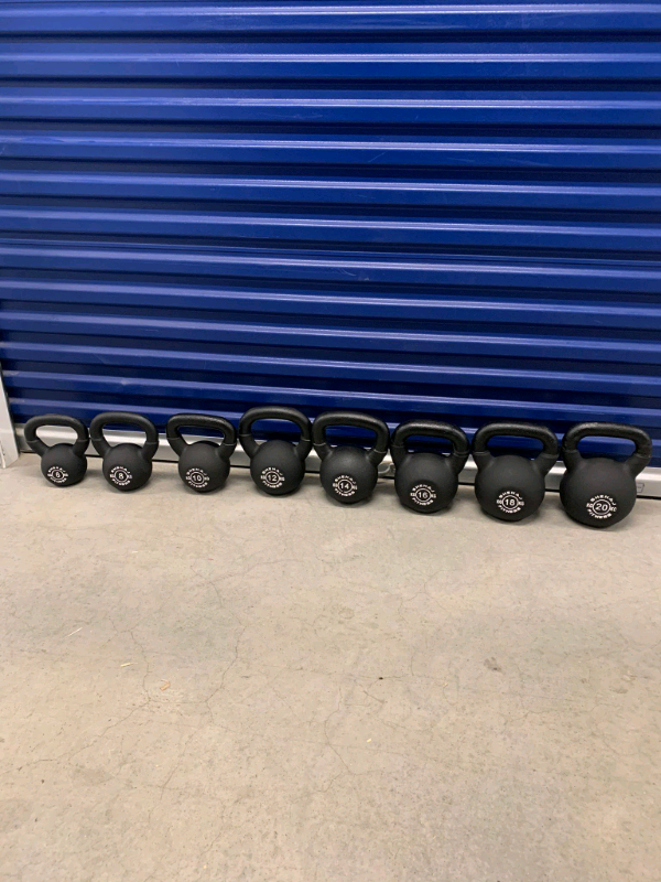 Brand New Neoprene Iron Cast Kettlebells 