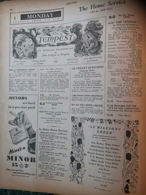 Original Coronation edition Radio T