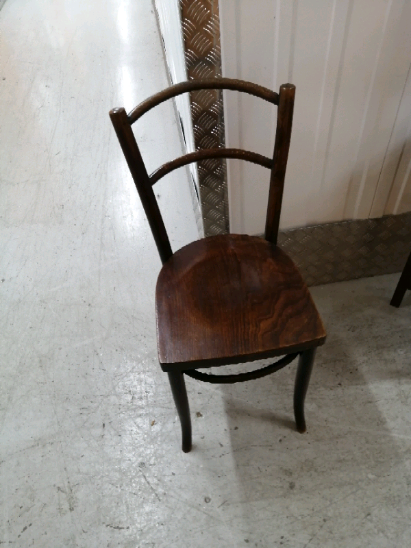 image for Single darkwood bentwood chair 
