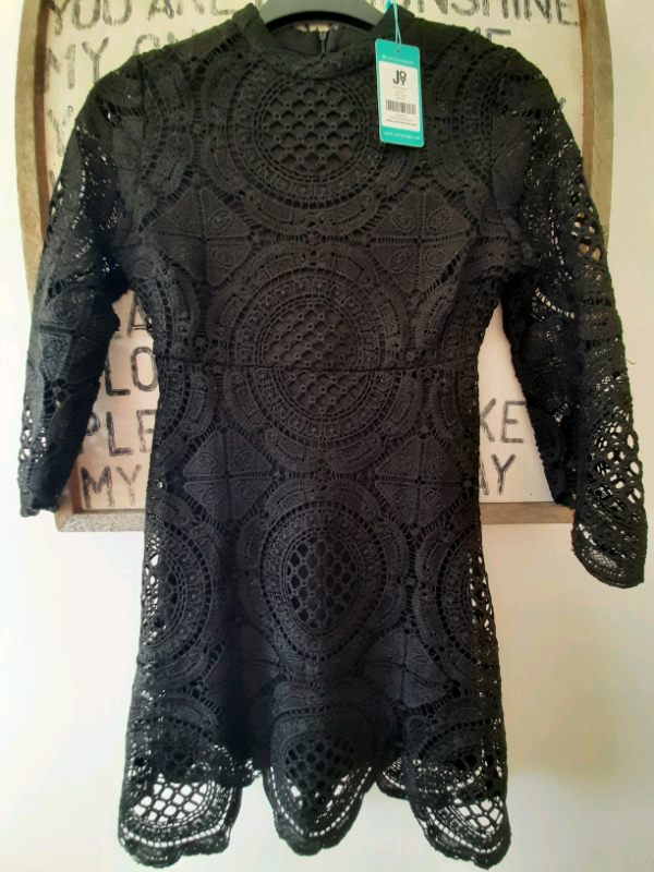 image for Black Crochet dress