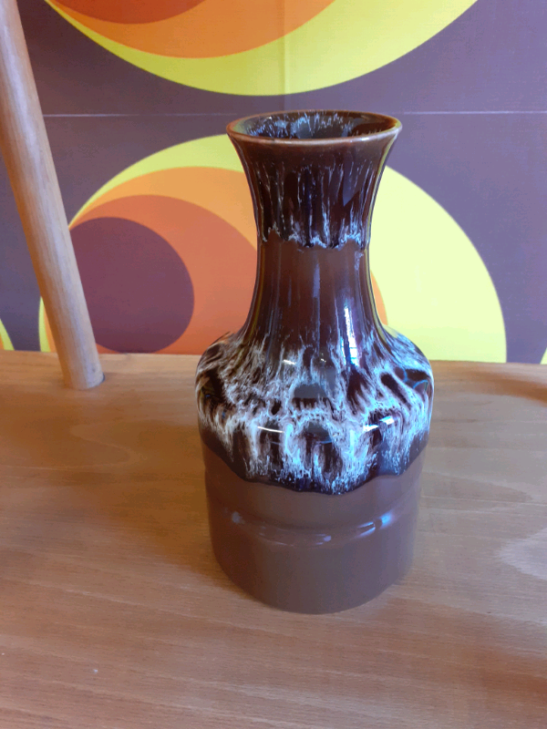 image for Highly lacquered vintage vase. Stamped KP 698.