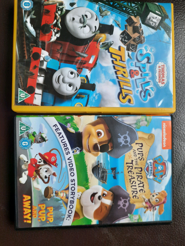 Kid dvds £1.50 each.