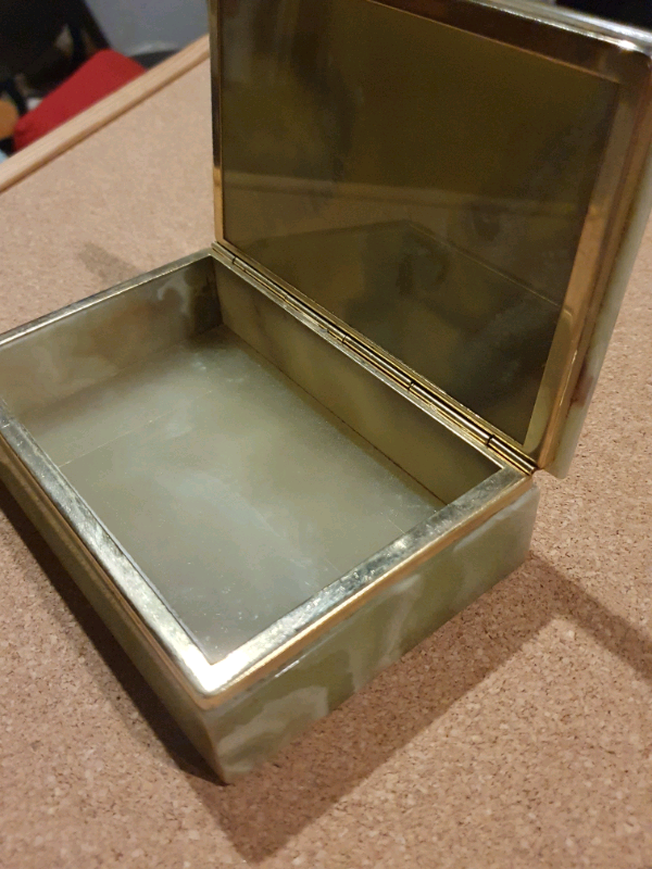 Italian onyx box