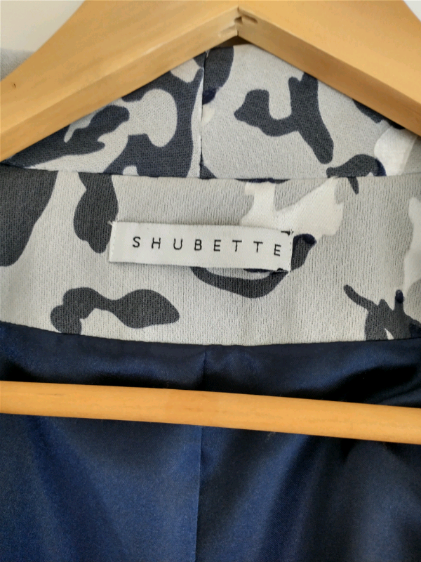 Shubette Navy/Grey cropped  jacket