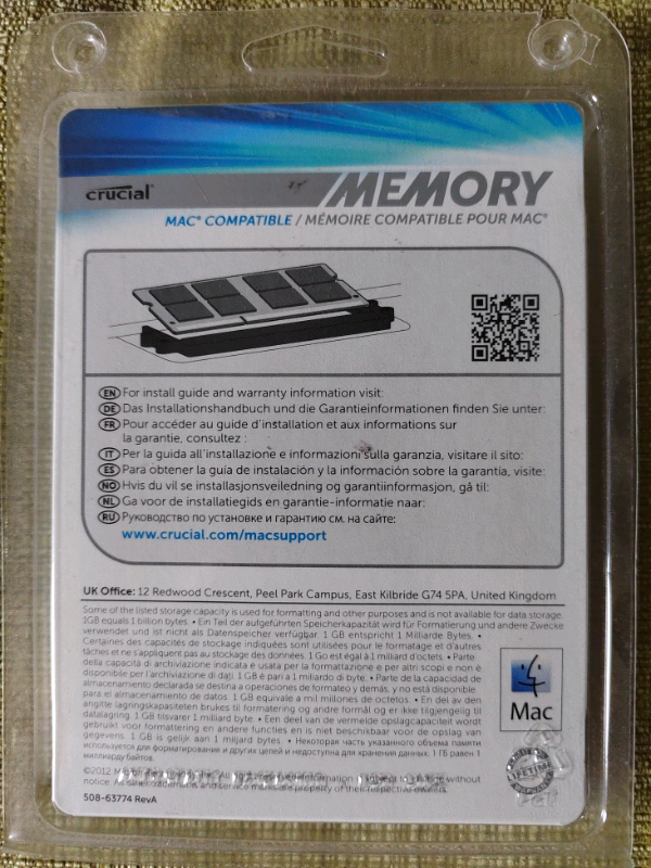 LAPTOP MEMORY 2 GB RAM
