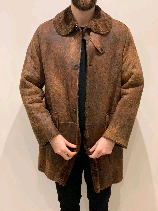 Marlboro classics sheepskin jacket 