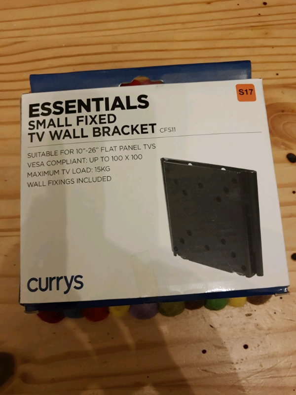 image for ESSENTIAL SMALL FIXED TV WALL BRACKET CFS11 