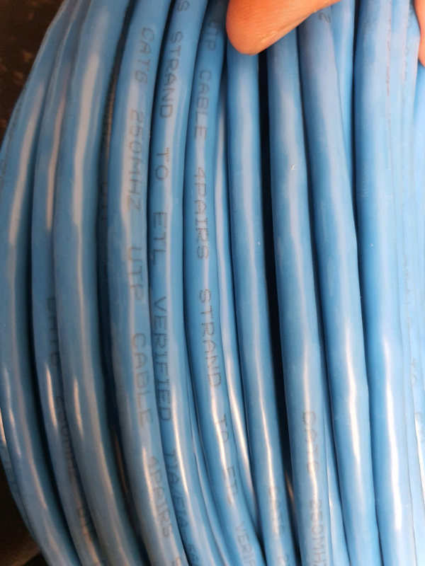 20m meter Cat 6 Ethernet Lan Cable RJ45  250MHz 1000Mbps Internet bran