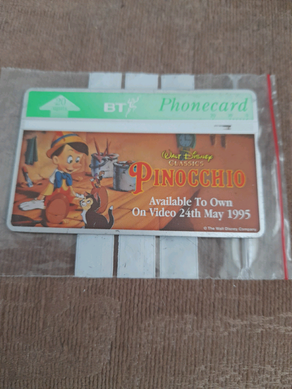 image for BT Pinocchio Phonecard 