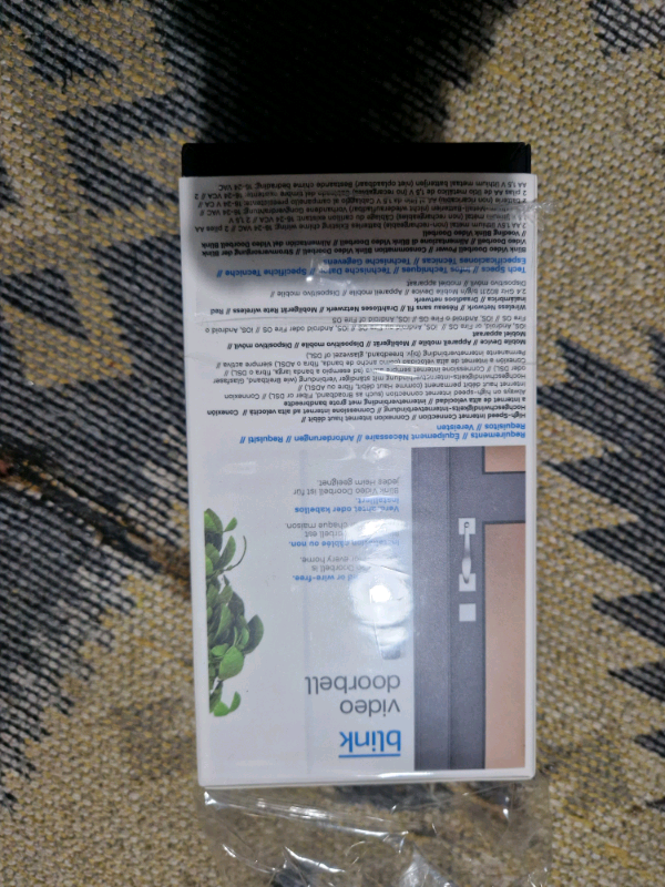 Blink video door bell