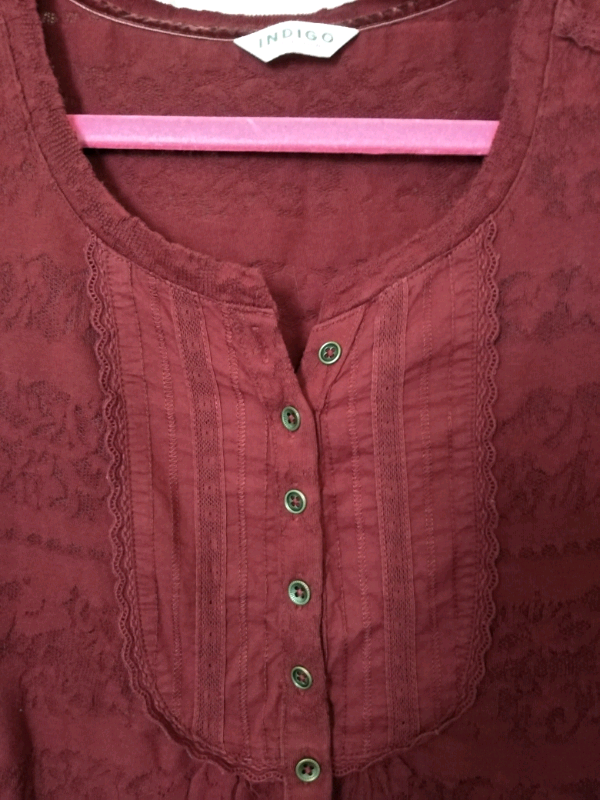 M&S Indigo top, Size 12