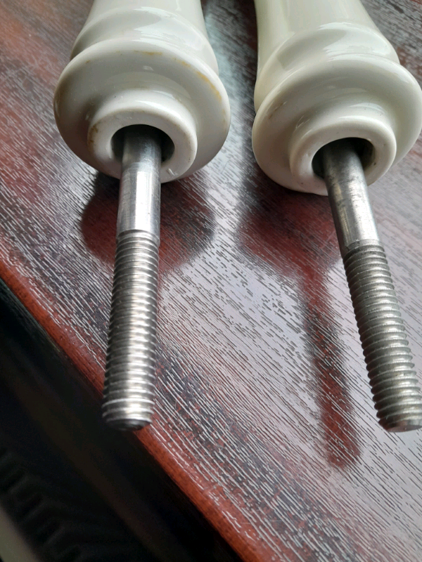 2, Original Porcalin Ceramic Beer Pump Handle 