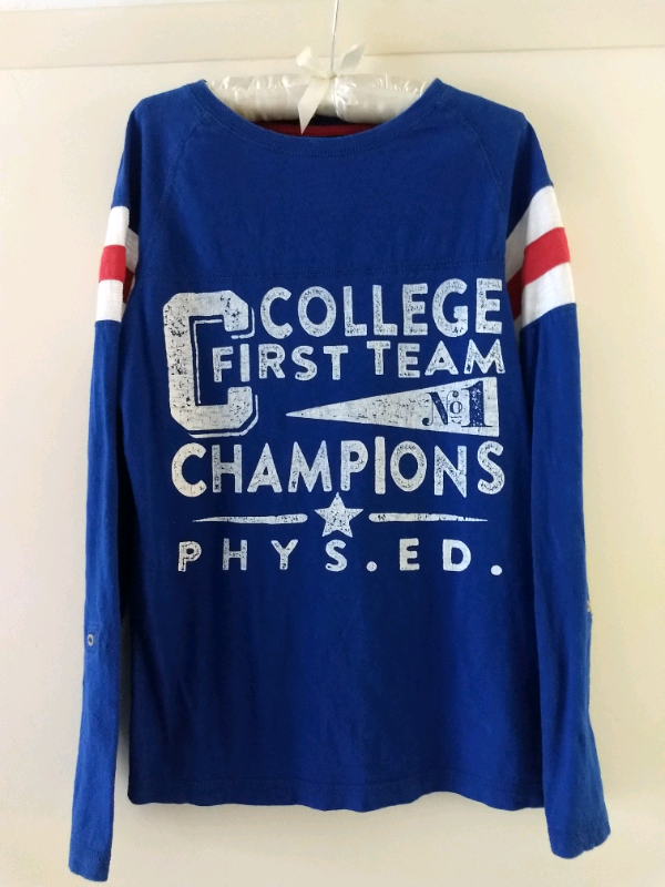 TU Cotton Blue Long and 3/4 Sleeved Top