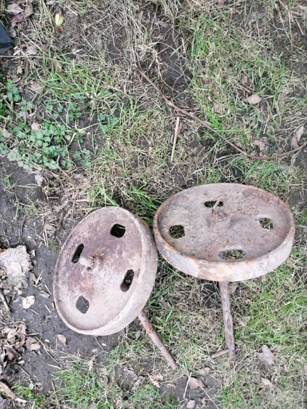 Pair of Vintage wheels  and stubs