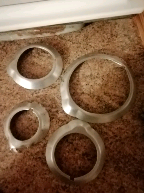 White cooker hob