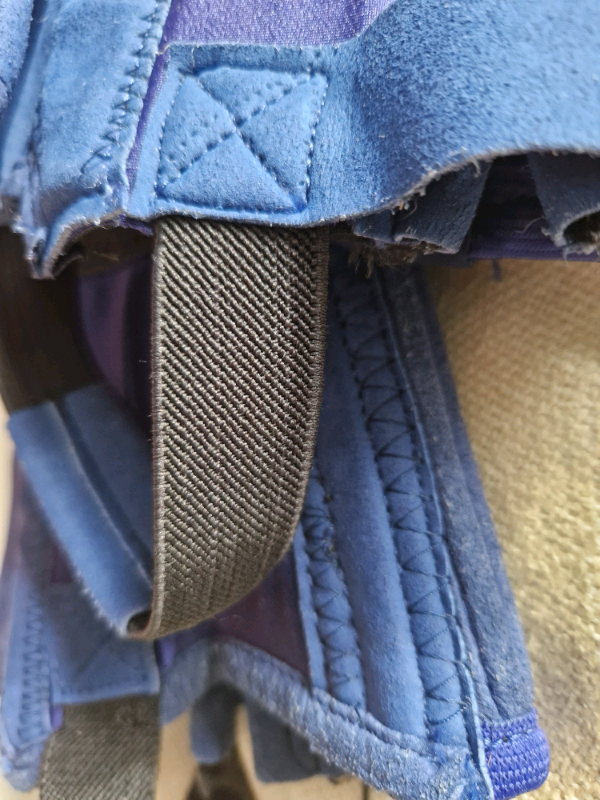 Shires Blue Half Chaps