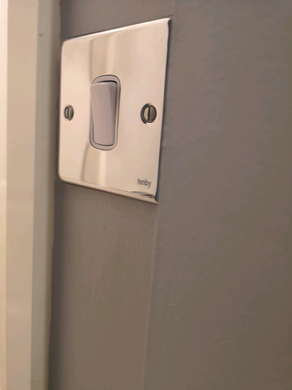 Tenby legrand stainless steel light switches