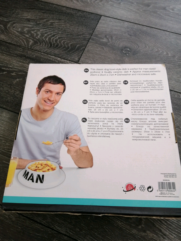Man bowl