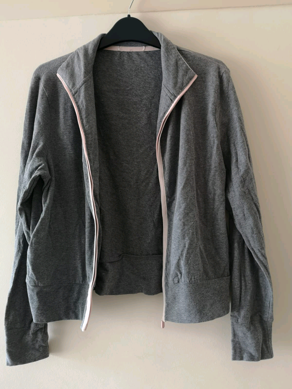 Next Soft Grey Zip Top Immaculate 