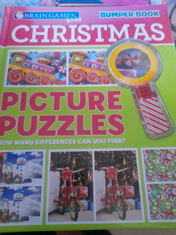 Christmas gift, brand new book of puzzels