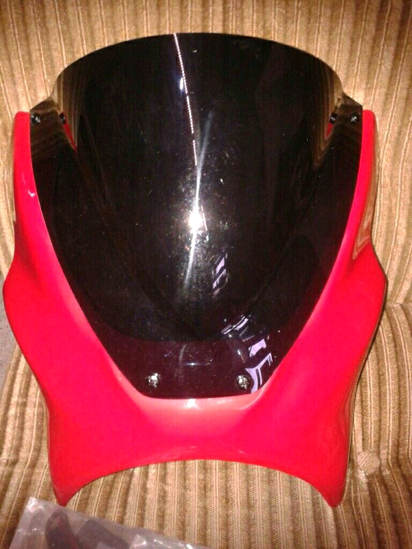 image for Headlamp cowl and screen for motorcycle