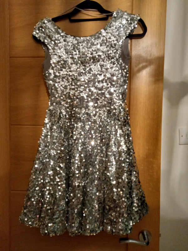image for Silver sequin dress